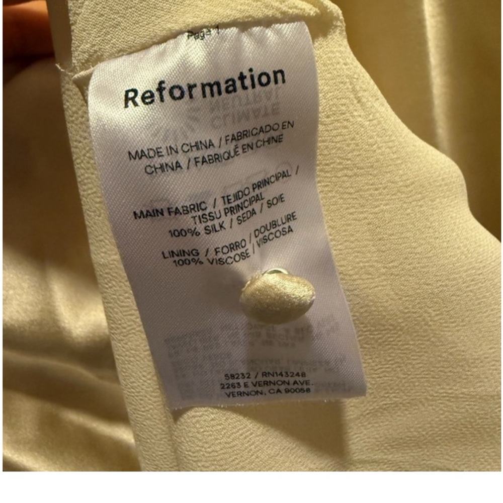 Reformation Veida Silk Maxi Dress - Picture 2 of 2